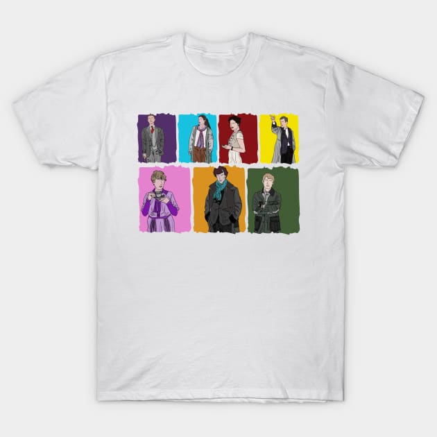 Sherlock & Friends T-Shirt by albdesigns